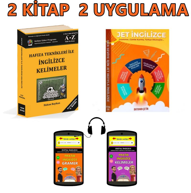 JET HAFIZA İNGİLİZCE İKİLİ SET 450 TL