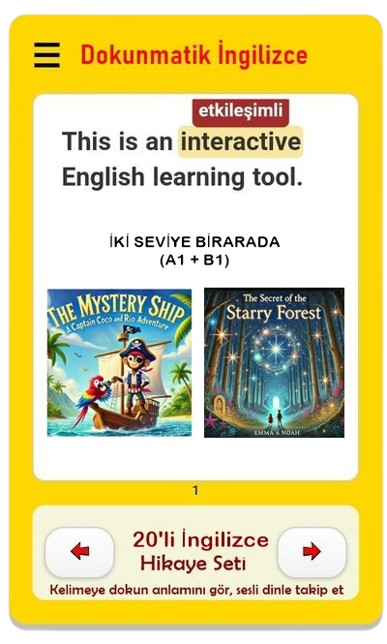 20'li Dokunmatik Hikaye Seti (1000 TL)