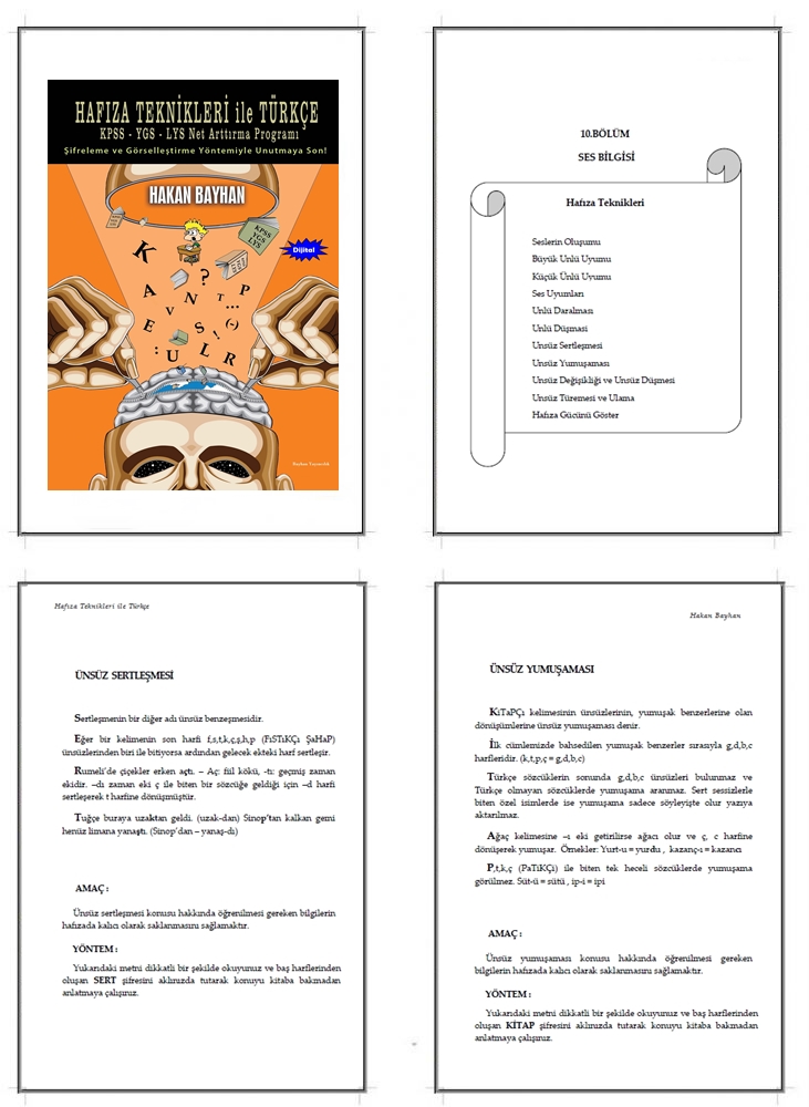 DİJİTAL KİTAP - TÜRKÇE HAFIZA (200 TL)